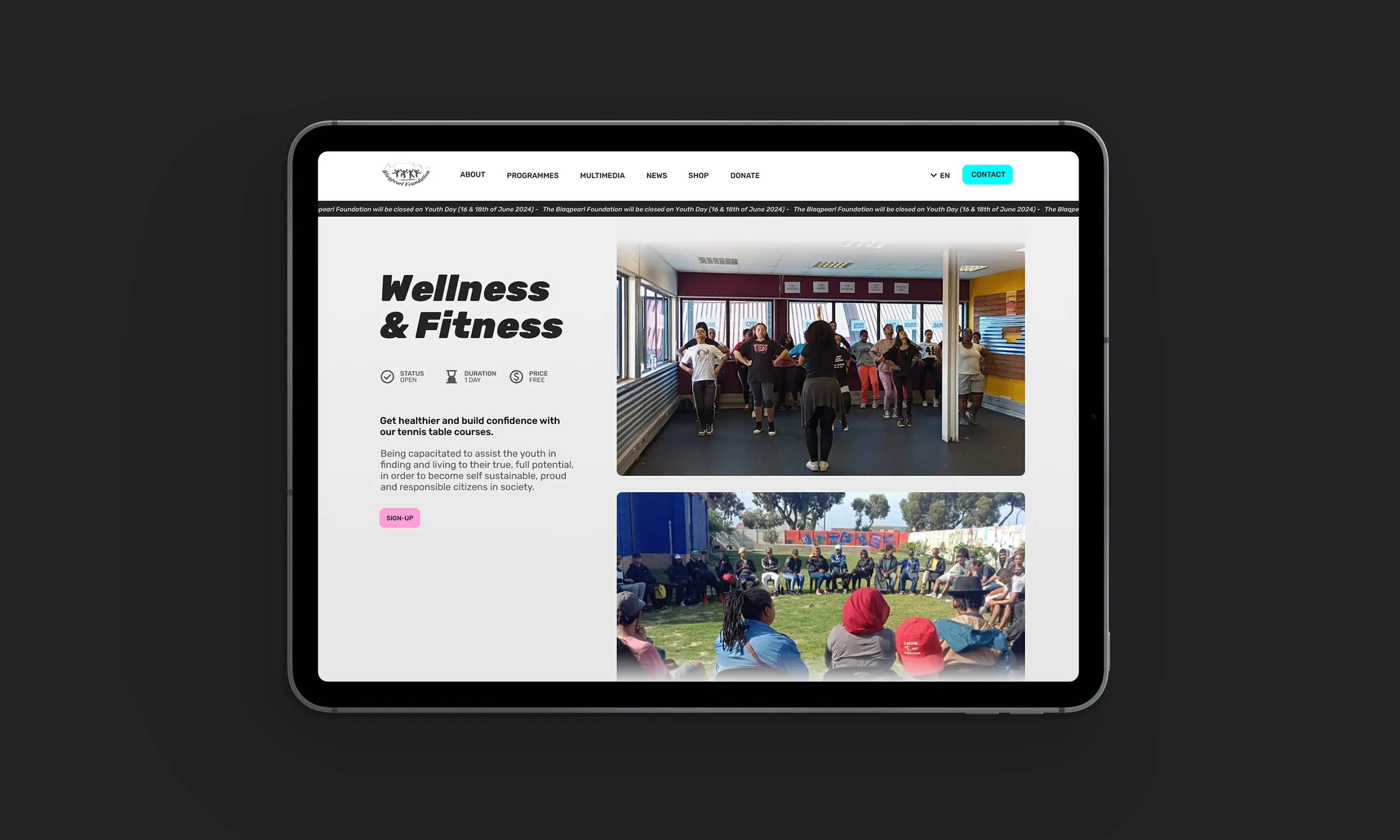 bpf webdesign tablet