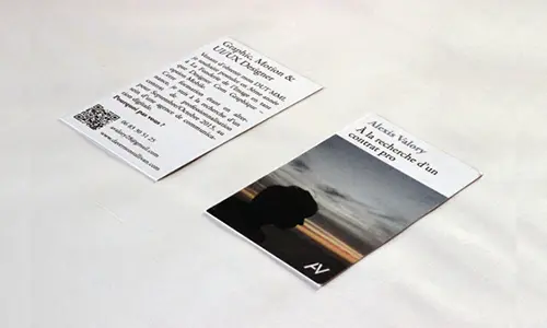 image business card print