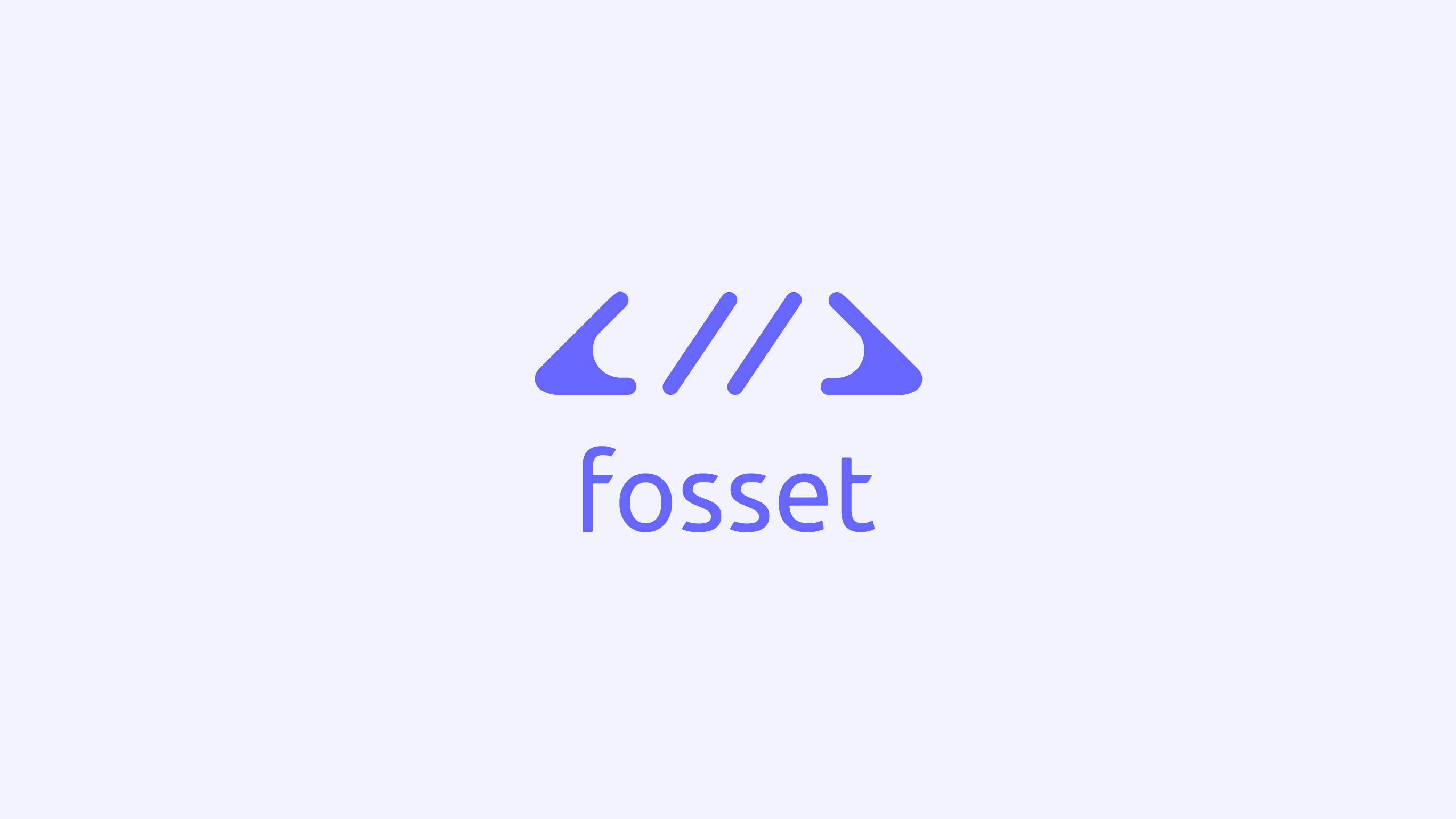 fosset open source platform dev logo