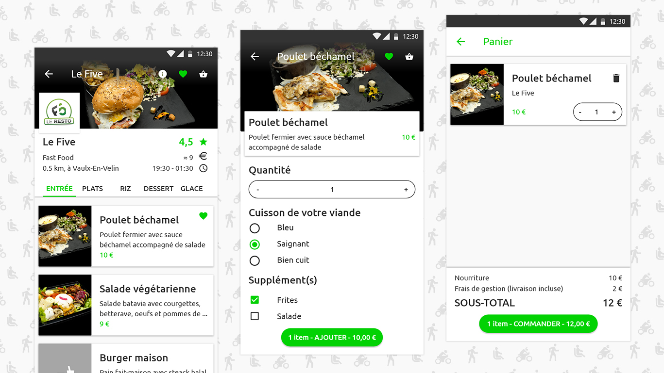 mooveat mobile app food delivery ui design