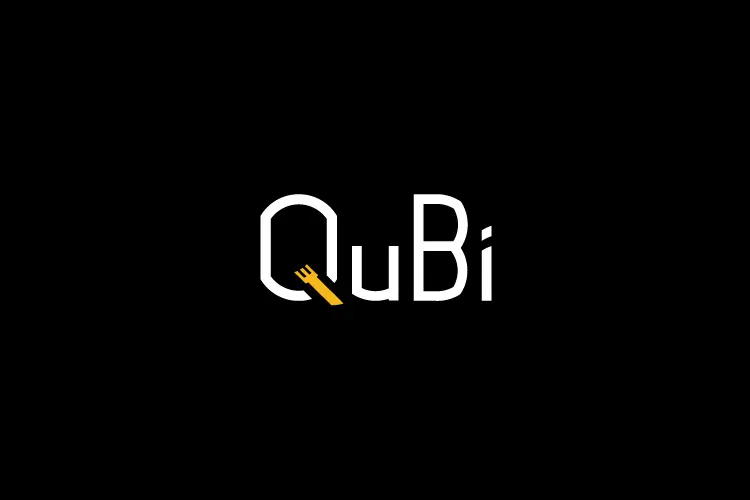 qubi graphic identity logo catering italian restaurant personal chef