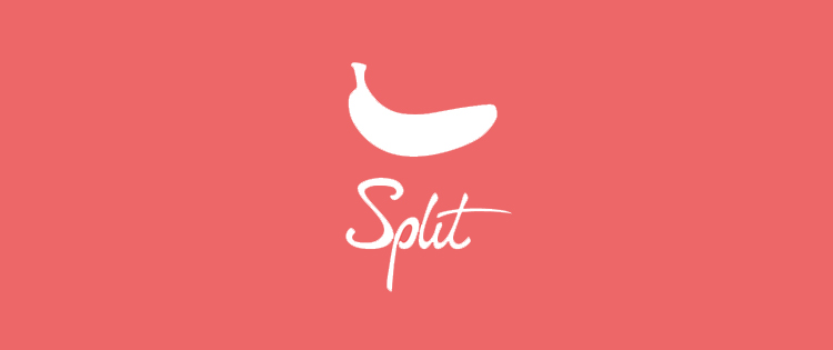 split logo app mobile